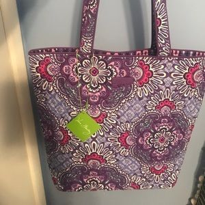 Vera Bradley tote and cosmetic bag